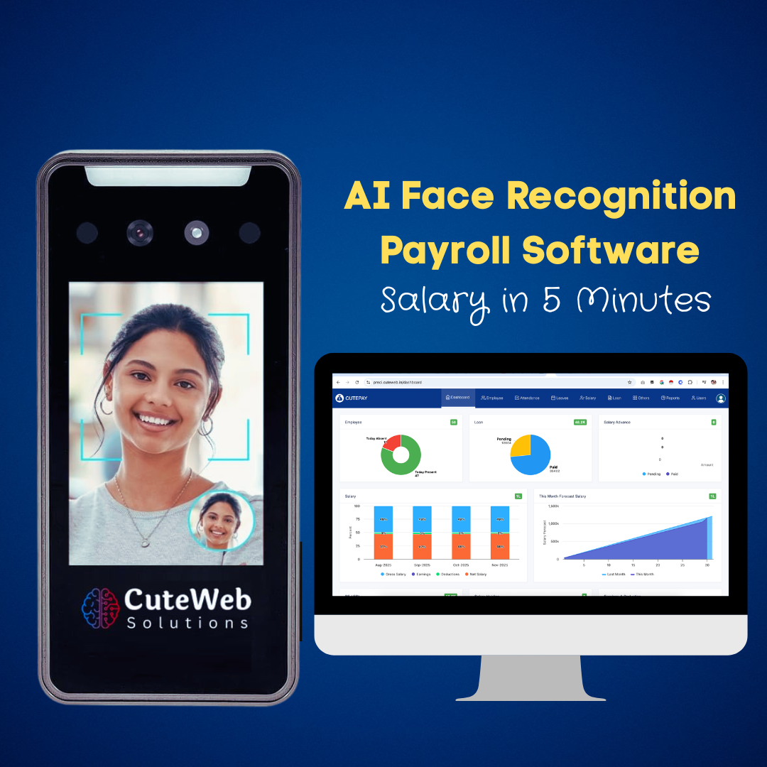 CuteWeb AI Face Attendance Device AI2026